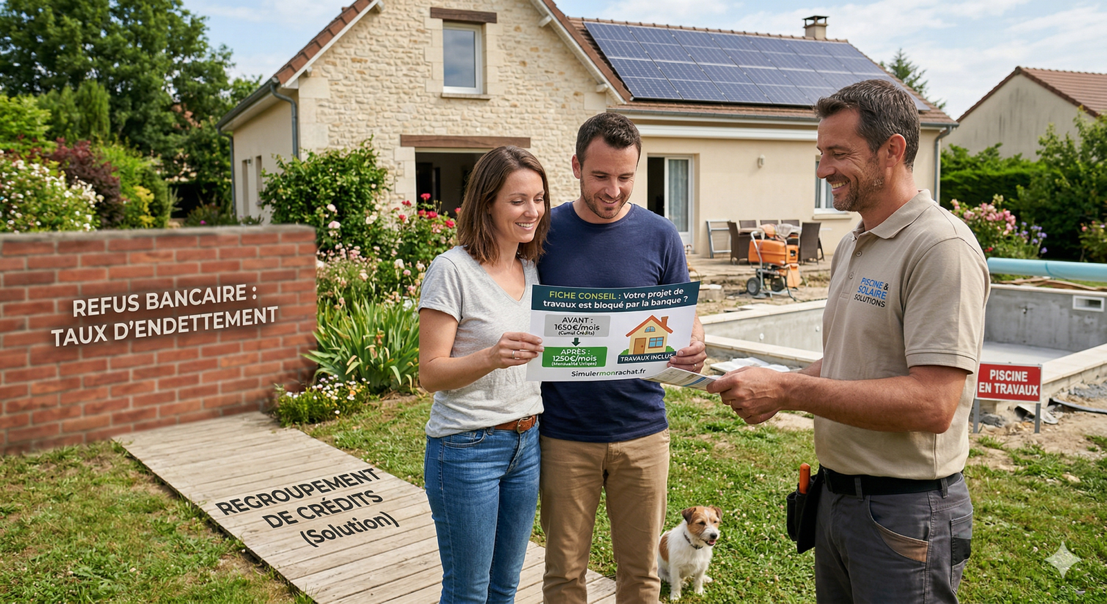 Artisans (Piscine, Solaire, Réno) : Comment sauver vos chantiers face aux refus bancaires ?